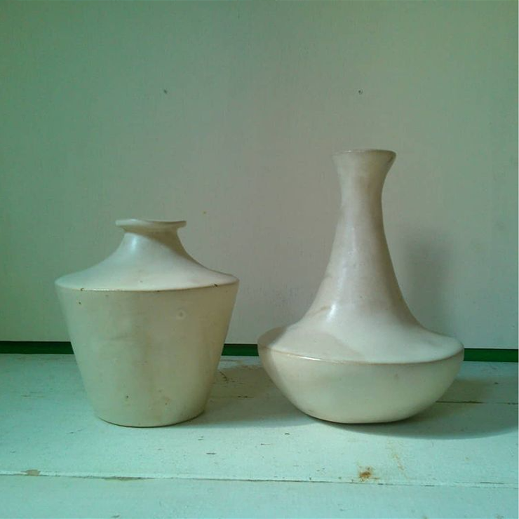 白い花瓶